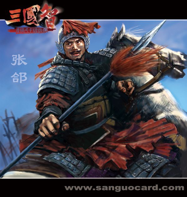 张郃-原画欣赏-卡牌-三国智·sanguocard